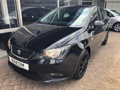 Seat Ibiza - 1.2 70PK Style 2012 zwart 107dKM ZWART - 1