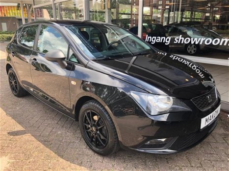 Seat Ibiza - 1.2 70PK Style 2012 zwart 107dKM ZWART - 1