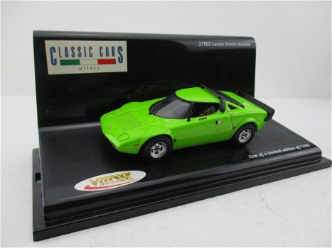 1:43 Vitesse Lancia Stratos Stradale neongroen - 1