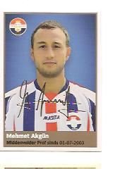 Voetbalplaatje Mehmet Akgún - 1