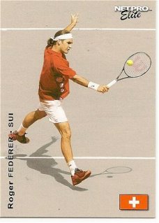 Netpro card Roger Federer