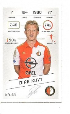 Voetbalplaatje Dirk Kuyt