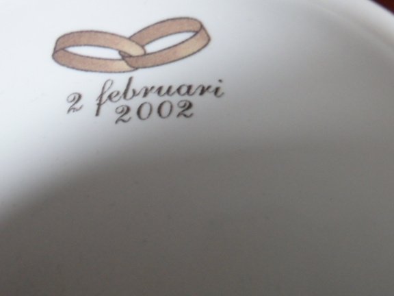 Huwelijksbeker Willem Alexander en Maxima - 2 Februari 2002. - Afbeelding 2