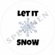 Witte kerst stickers season to shine Ø 40mm (per 4 stuks) - 3 - Thumbnail