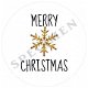 Witte kerst stickers christmas ijsster Ø 40mm (per 4 stuks) - 1 - Thumbnail