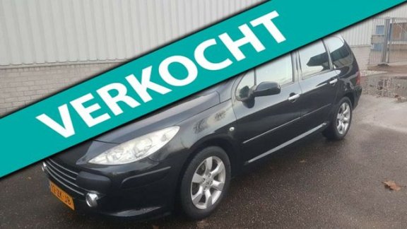 Peugeot 307 - 1.6 HDiF Premium clima , leer - 1