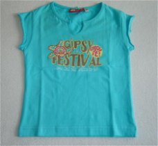 Sexy meisjes T-Shirt GIPSY print maat 140