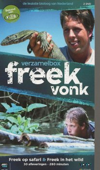 Verzamelbox Freek Vonk Freek op Safari / Freek in het Wild Digipack ( 2 DVD) Nieuw/Gesealed - 1