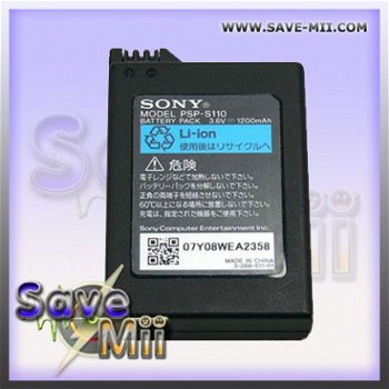 PSP 2000 / 3000 - Originele 1200 mAh Batterij - 1