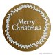 Gouden stickers kerst merry christmas Ø 40mm 4 st zakjes - 1 - Thumbnail