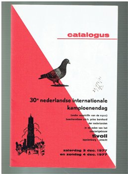 catalogus 30e Nederlandse internationale kampioenendag duif - 1