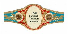 Zonder merk (type Graaf Tilly) - Reclamebandje Café Germinal Volkshuis, Arendonk