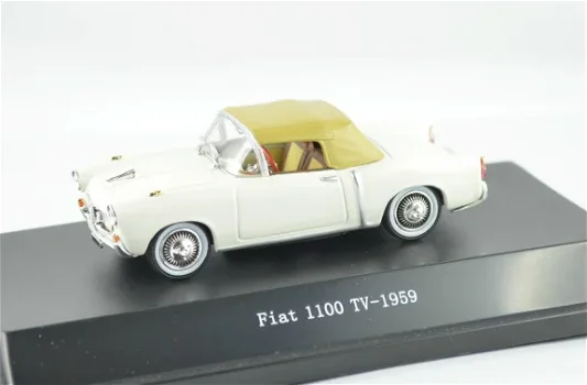 1:43 Starline Fiat 1100 TV 1959 gesloten cabrio wit 526012 - 1
