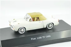 1:43 Starline Fiat 1100 TV 1959 gesloten cabrio wit 526012
