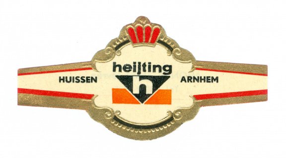 Abonné - Reclamebandje Heijting, Huissen-Arnhem (zwarte boord, stemt tevrêe Tel) - 1