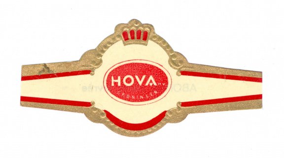 Abonné - Reclamebandje HOVA nv, Groningen (rode boord, stemt tevrêe) - 1