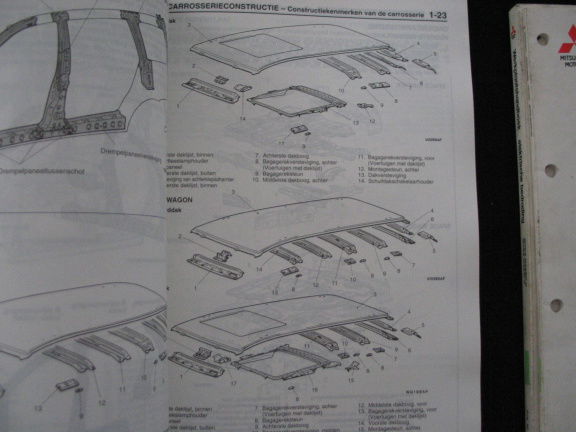 Unieke Mitsubishi Werkplaatshandboeken / Handleidingen - Afbeelding 5