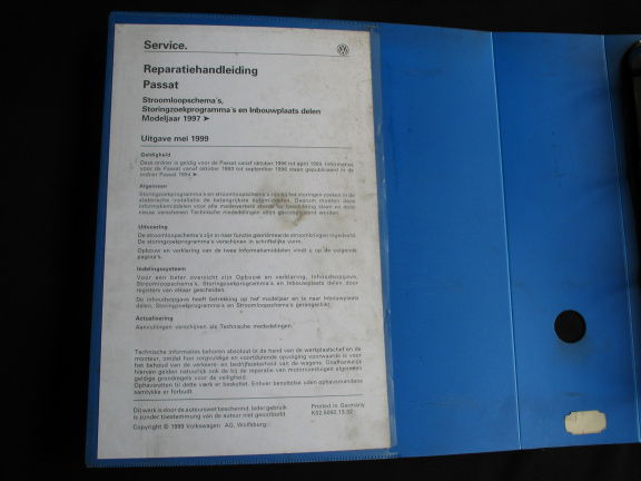 Unieke Volkswagen Werkplaatshandboeken / Handleidingen - Afbeelding 3