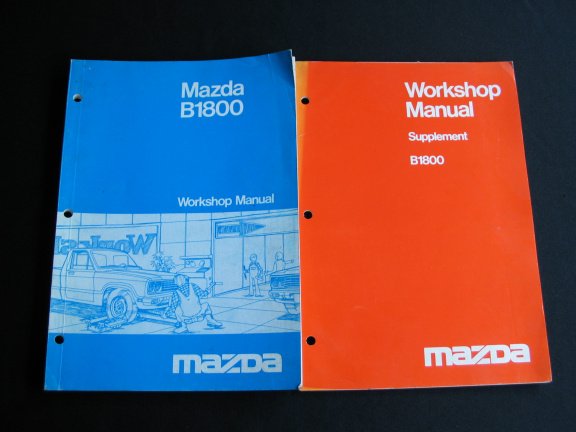 Unieke Mazda Werkplaatshandboeken / Handleidingen - nr. 1
