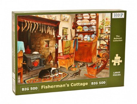 House of Puzzles - Fisherman's Cottage - 500 XL Stukjes Nieuw - 2