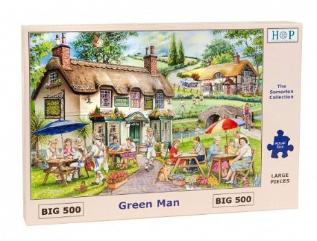 House of Puzzles - Green Man - 500 XL Stukjes Nieuw - 2