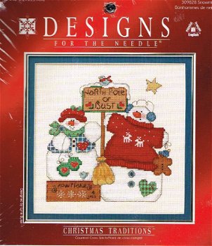 DESIGNS BORDUURPAKKET , SNOWMEN - 1