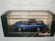 1:43 Detailcars 213 Chevrolet Corvette ZR1 Coupé 1994 blauw