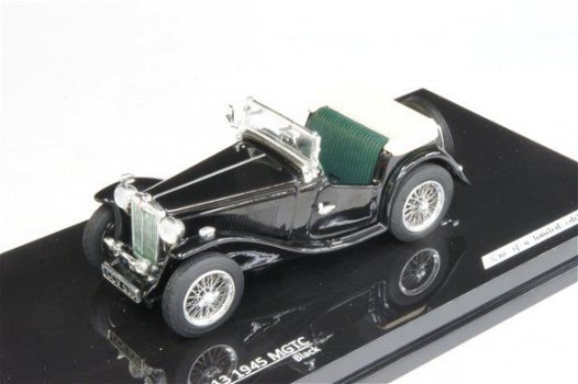 1:43 Vitesse 29113 MG TC 1945 zwart open roadster cabrio - 1