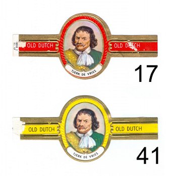 Old Dutch - Serie I Zeehelden (rood 1-24 en geel 25-48) - 1