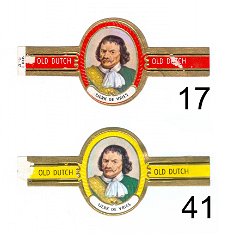 Old Dutch - Serie I Zeehelden (rood 1-24 en geel 25-48)