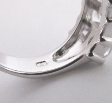 NIEUW Zilveren ring zirkonia strakke zetting 3maten INCLVERZ - Afbeelding 4