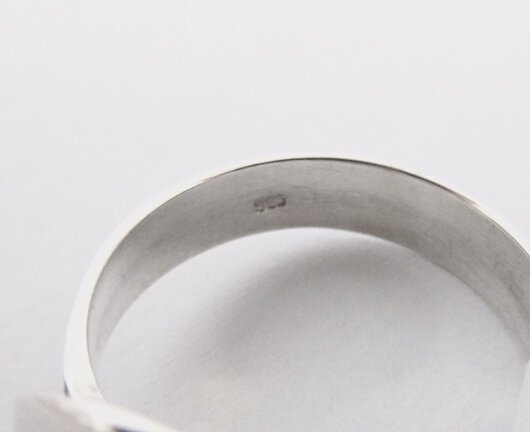 NIEUW Zilveren ring riempje, in 2 maten, INCL. VERZENDEN - Afbeelding 3