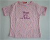 Stretch T-Shirt ICE CREAM maat 128 ROZE - 1 - Thumbnail