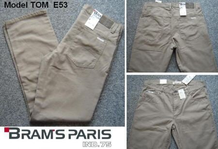 Brams Paris Canvas Broek (FOSIL) W 40 / L 34 - 5