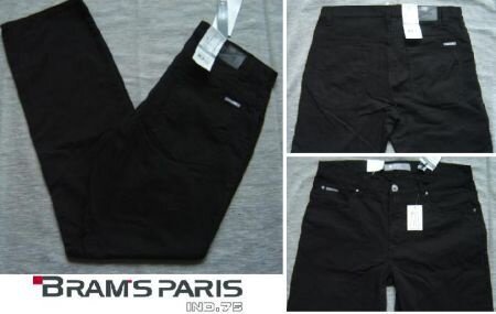 Brams Paris Canvas Broek (Git Zwart) W 38 / L34 - 5