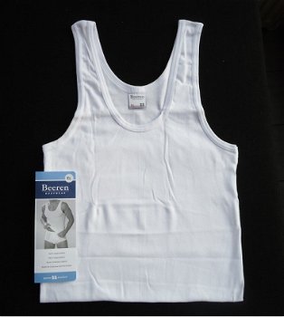 BEEREN Bodywear!! Singlet WIT 3XL of 4 XL - 1