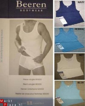 BEEREN Bodywear!! Singlet PETROL L t/m EEL - 5