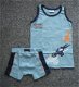 Nieuw!! Singlet + Boxershort BLEU maat 92/98 t/m 128/134 - 1 - Thumbnail