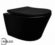 Sanifun hangtoilet Nero 520 mat-zwart B