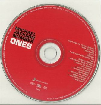 CD - Michael Jackson NUMBER ONES - 3