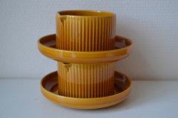 Vintage servies Huizen Holland Novoo.
