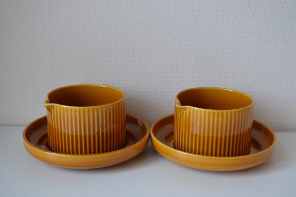 Vintage servies Huizen Holland Novoo. - Afbeelding 3