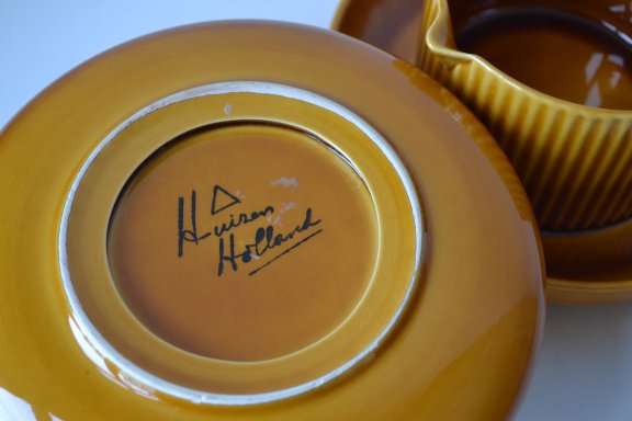 Vintage servies Huizen Holland Novoo. - Afbeelding 5