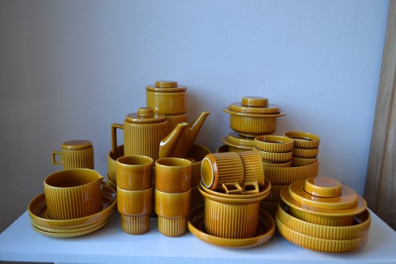 Vintage servies Huizen Holland Novoo. - Afbeelding 6