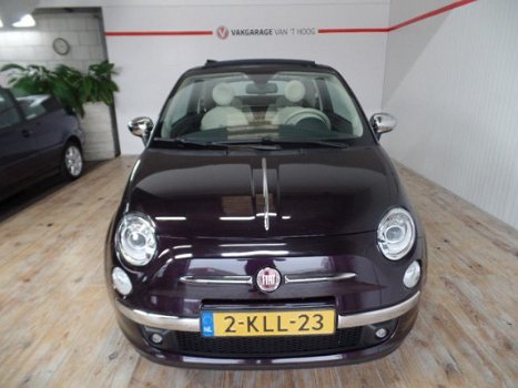 Fiat 500 C - 0.9 TwinAir Lounge cabriolet, LEDER, AIRCO, LM VELGEN, ELEK RAMEN, CENTR VERGR - 1