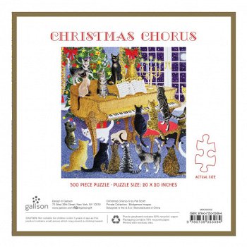 Galison - Christmas Chorus - 500 Stukjes - 3