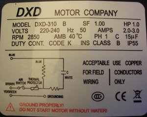 DXD Motor Company Model DXD 310-A 310-B - 2