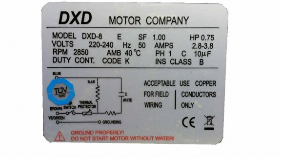 DXD Motor Company Model DXD 8E - 2