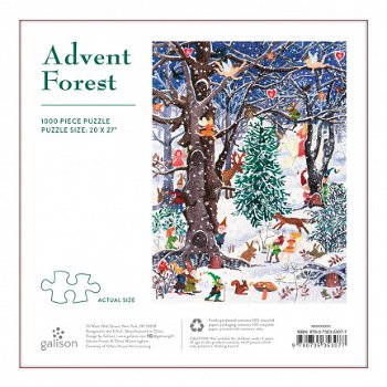 Galison - Advent Forest - 1000 Stukjes - 3