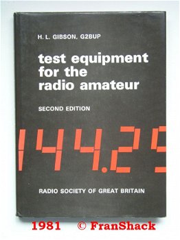 [1981] Test equipment for the radio amateur, Gibson, RSGB - 1